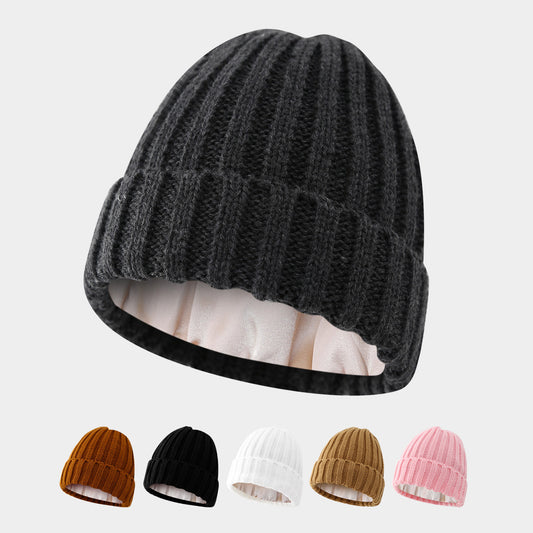 Silk Satin Wool Beanie